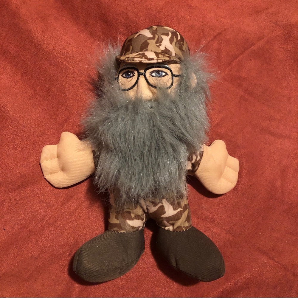 Duck Dynasty A&E Uncle Si Plush Doll Stuffed 2013 Camo‎ Glasses 8”